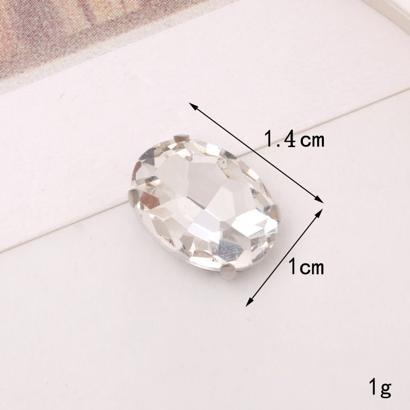 1 Piece 10 * 14mm 7 * 15mm Artificial Crystal Heart Shape DIY Ornament Accessories display picture 4
