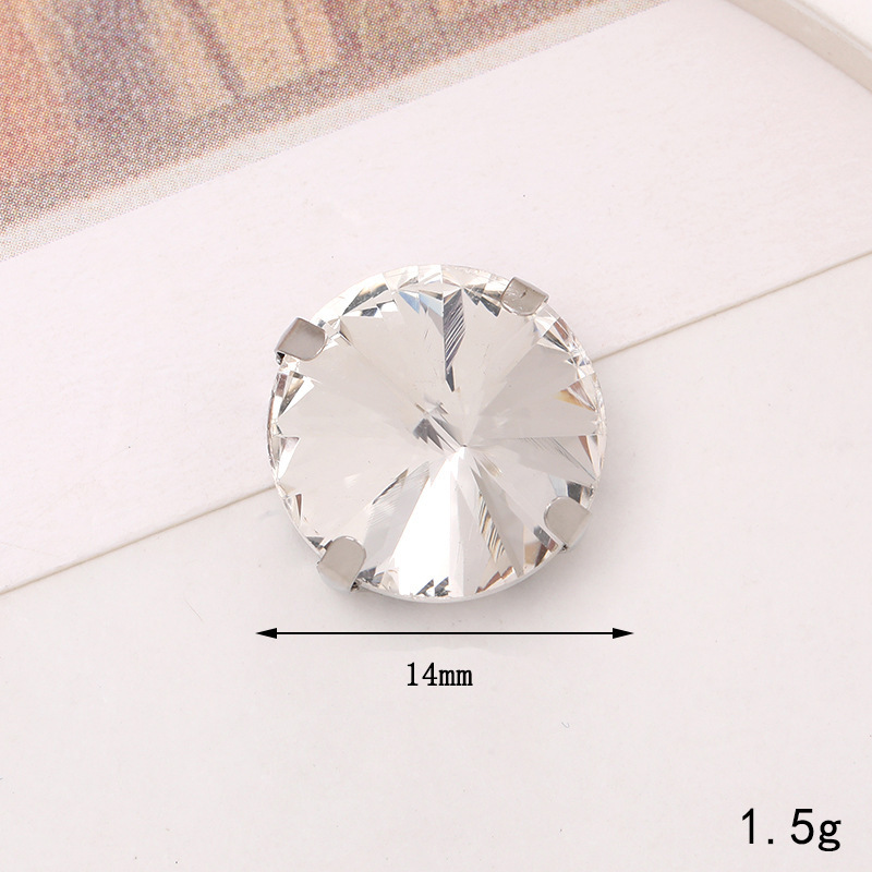 1 Piece 10 * 14mm 7 * 15mm Artificial Crystal Heart Shape DIY Ornament Accessories display picture 5