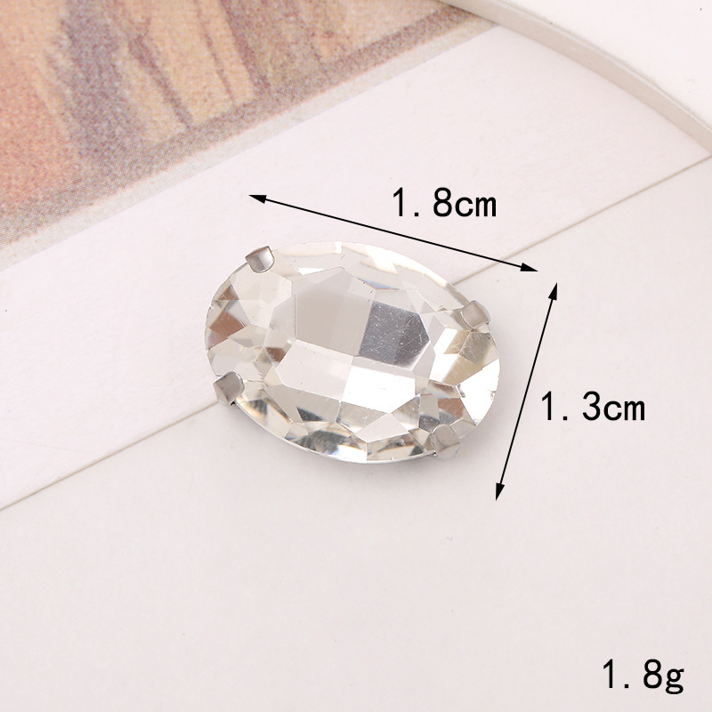 1 Piece 10 * 14mm 7 * 15mm Artificial Crystal Heart Shape DIY Ornament Accessories display picture 8