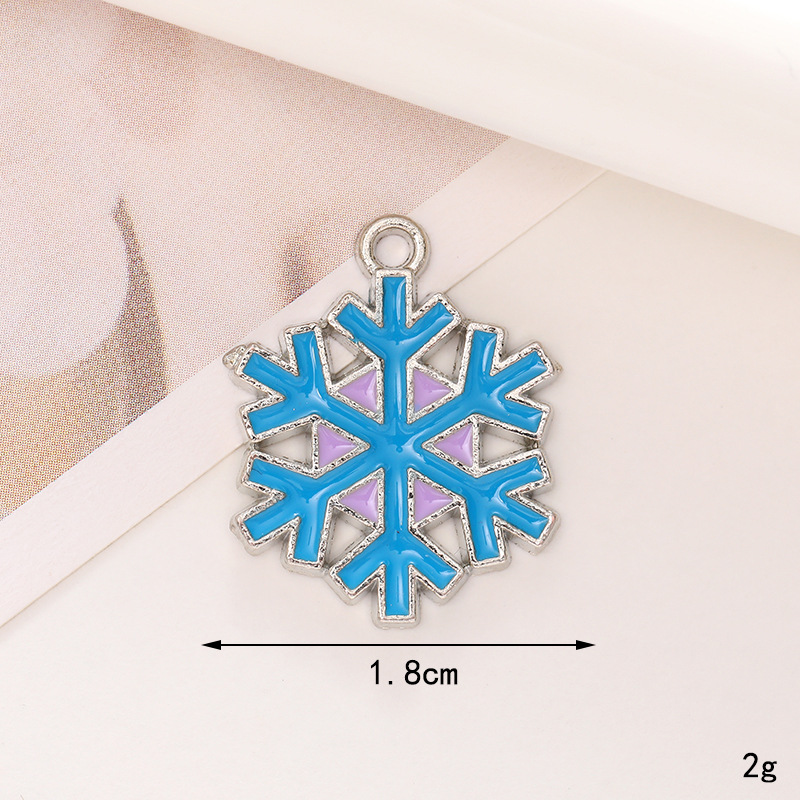Cute Animal Snowflake Alloy Enamel Plating Christmas Jewelry Accessories display picture 5