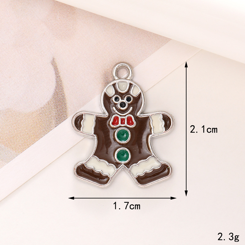 Cute Animal Snowflake Alloy Enamel Plating Christmas Jewelry Accessories display picture 9