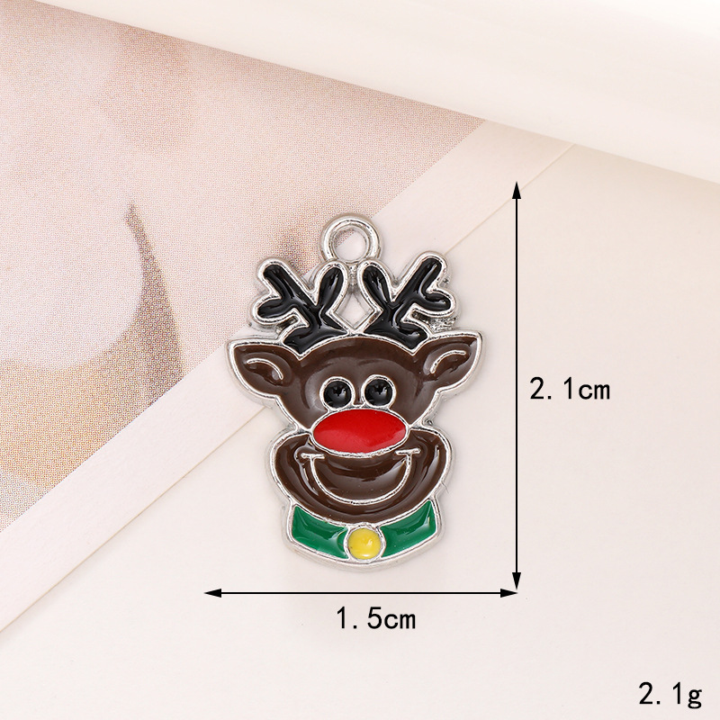 Cute Animal Snowflake Alloy Enamel Plating Christmas Jewelry Accessories display picture 11