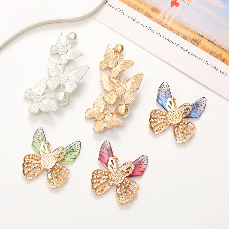 Butterfly Shoe Accessories Metal All Seasons Shoe Buckle display picture 2