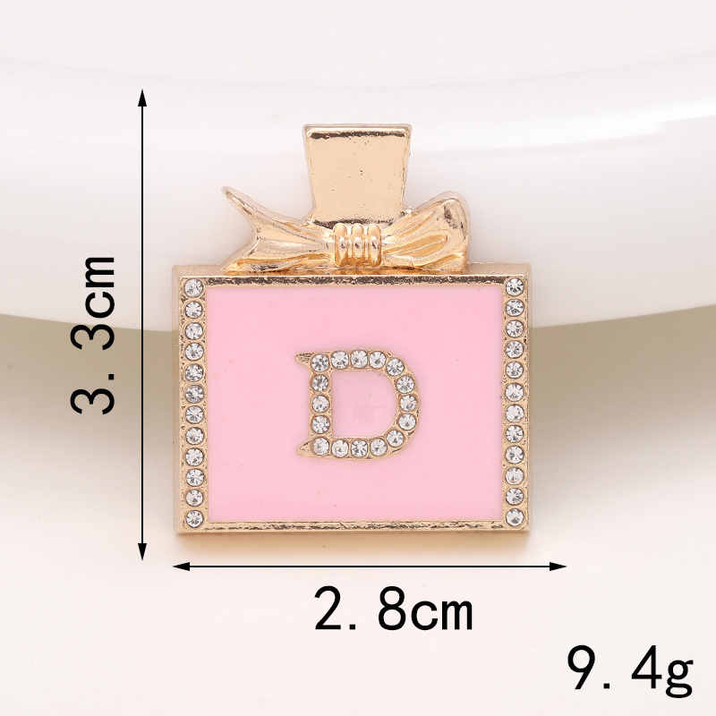 Basic Perfume Bottle Metal Plating Inlay Artificial Gemstones Artificial Pearls Jewelry Accessories display picture 7