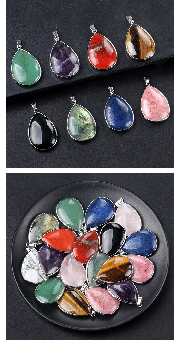 Simple Style Solid Color Artificial Gemstones Polishing Plating Charms display picture 2