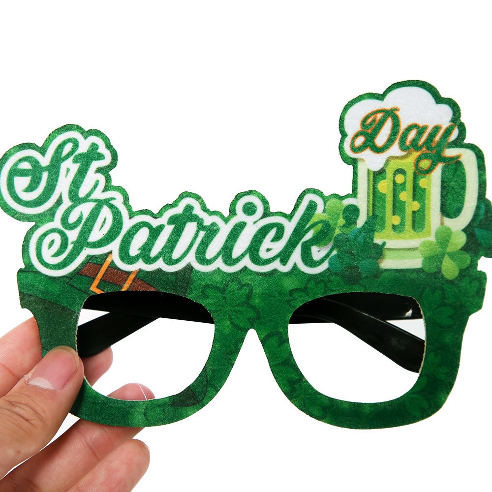 St. Patrick Funny Shamrock Plastic Family Gathering Party Carnival Photography Props display picture 2