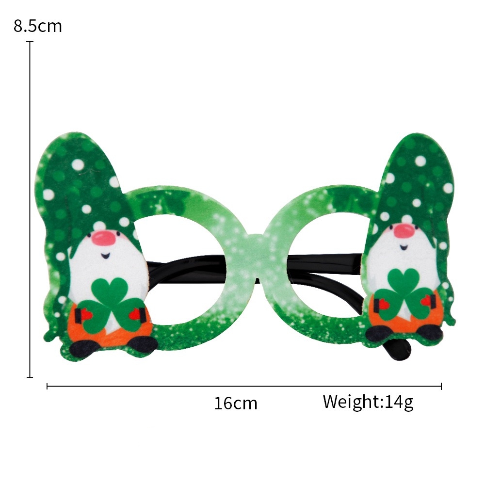 St. Patrick Funny Shamrock Plastic Family Gathering Party Carnival Photography Props display picture 3