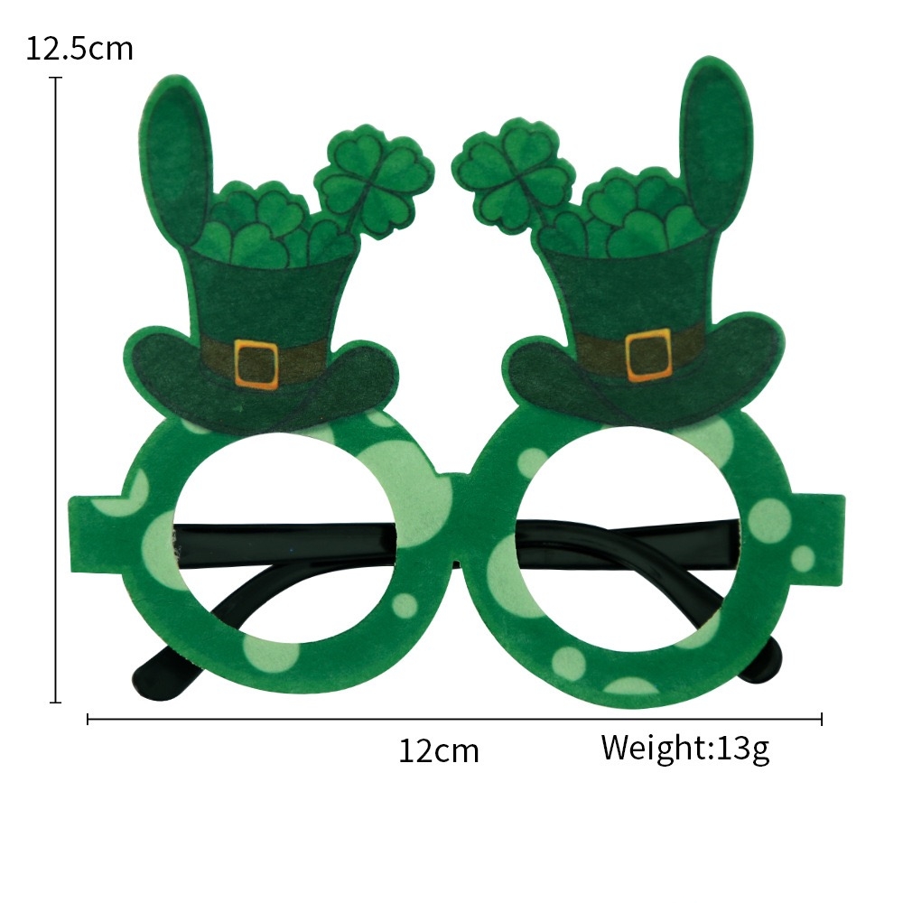 St. Patrick Funny Shamrock Plastic Family Gathering Party Carnival Photography Props display picture 4