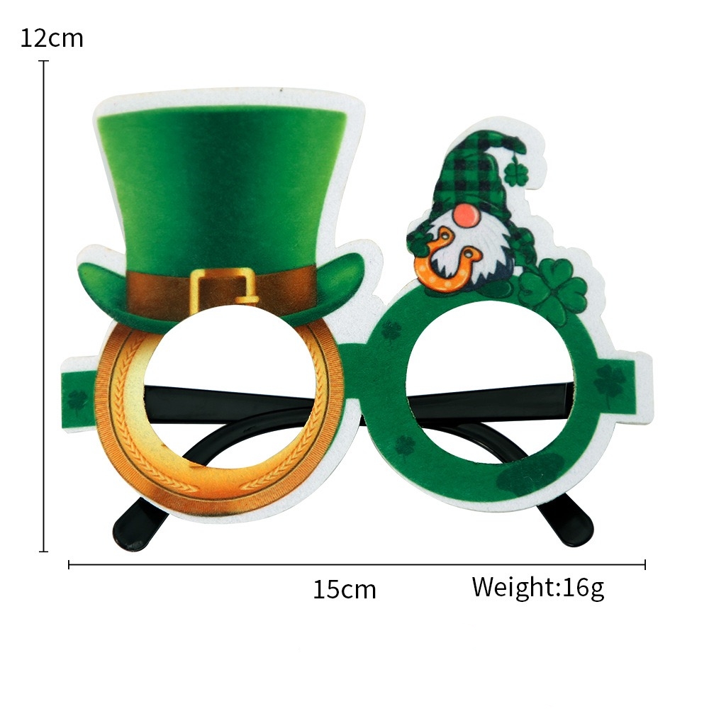 St. Patrick Funny Shamrock Plastic Family Gathering Party Carnival Photography Props display picture 6