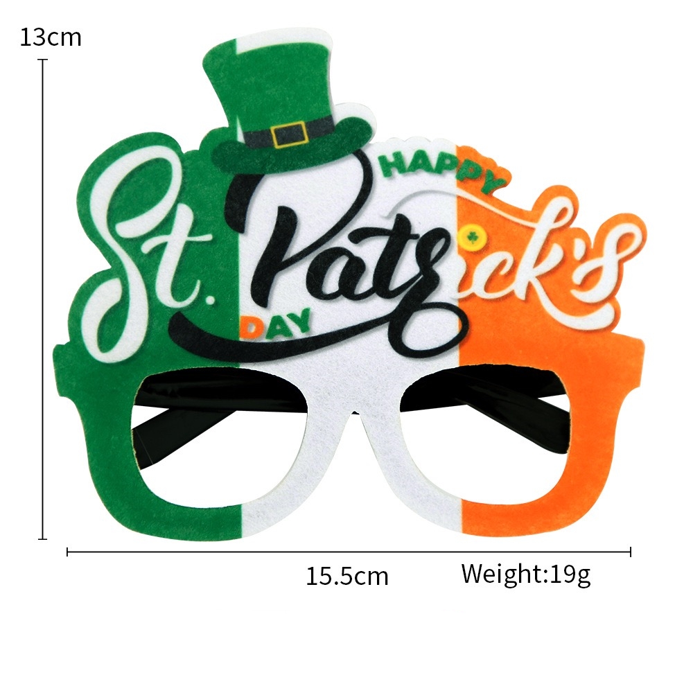 St. Patrick Funny Shamrock Plastic Family Gathering Party Carnival Photography Props display picture 8
