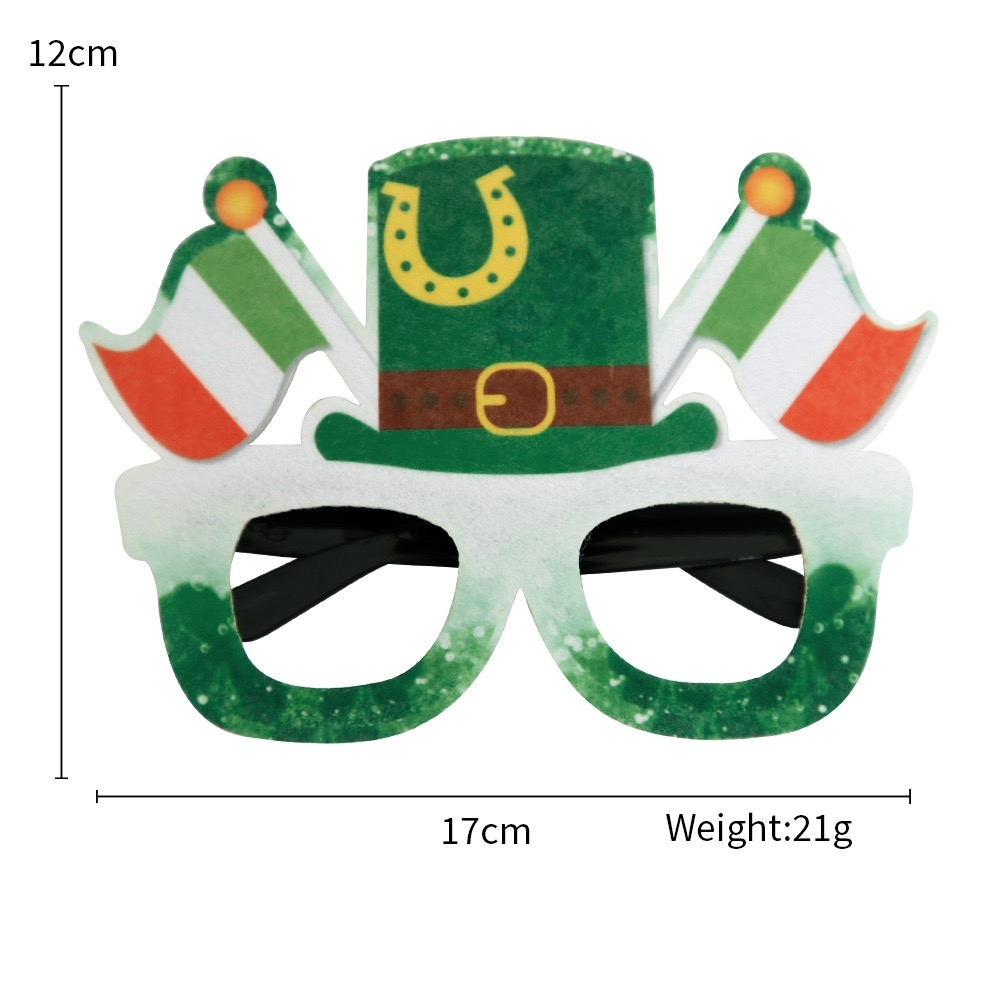 St. Patrick Funny Shamrock Plastic Family Gathering Party Carnival Photography Props display picture 13