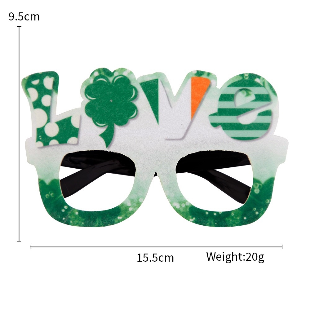 St. Patrick Funny Shamrock Plastic Family Gathering Party Carnival Photography Props display picture 15