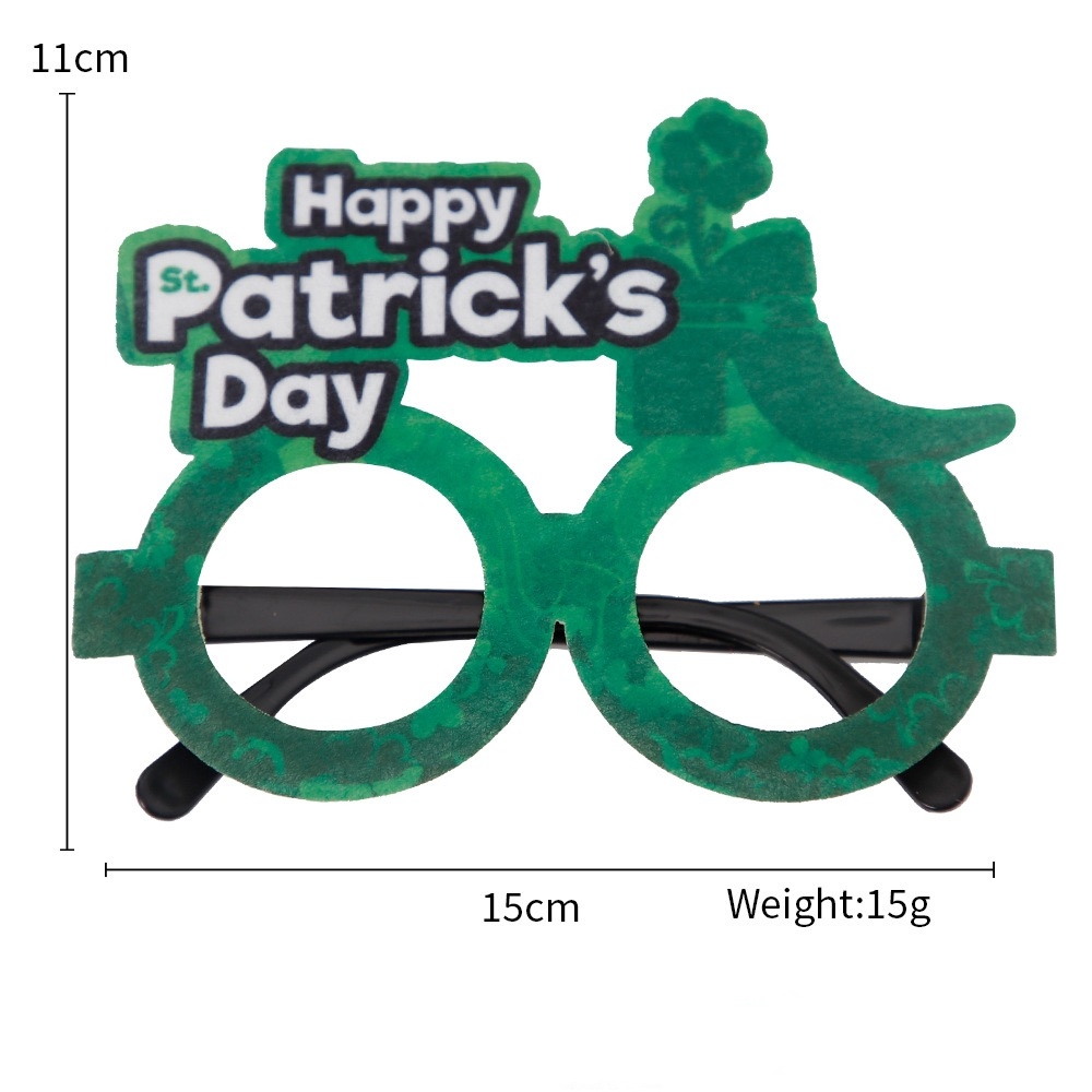 St. Patrick Funny Shamrock Plastic Family Gathering Party Carnival Photography Props display picture 12