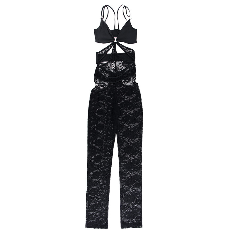 Women's Nightclub Bar Streetwear Solid Color Full Length Backless Jumpsuits display picture 19