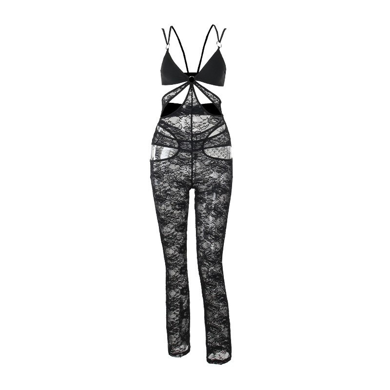Women's Nightclub Bar Streetwear Solid Color Full Length Backless Jumpsuits display picture 21
