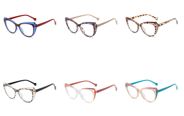 Casual Simple Style Color Block Leopard Ac Butterfly Frame Full Frame Optical Glasses display picture 4