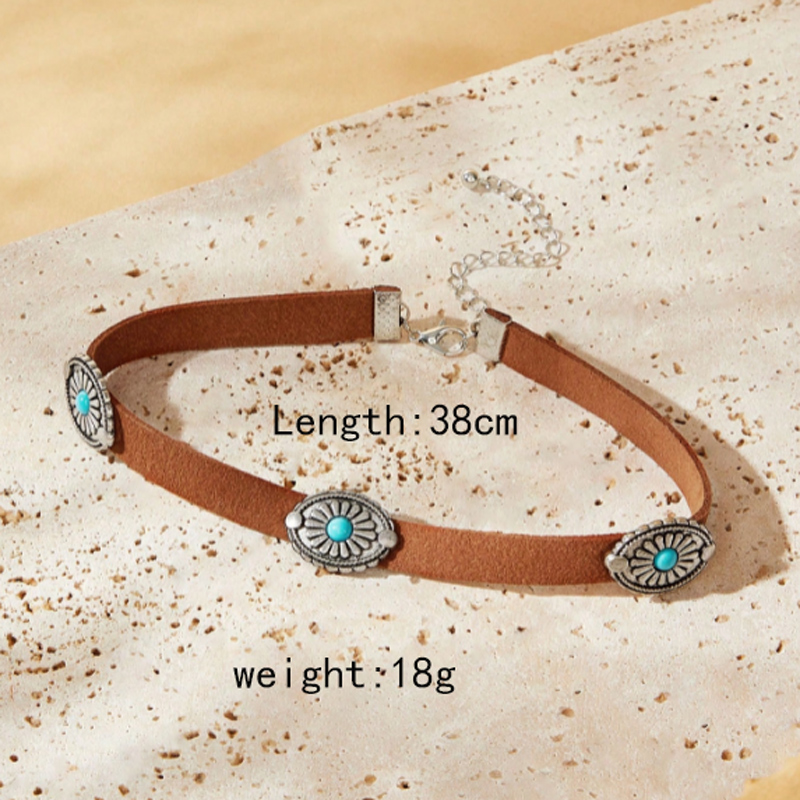 Casual Simple Style Flower Alloy Women's Choker display picture 2