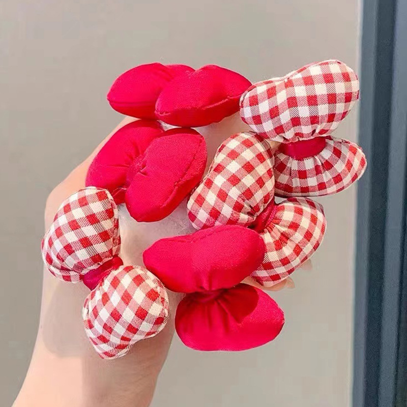 Women's Cute Sweet Bow Knot Cloth Hair Tie display picture 1