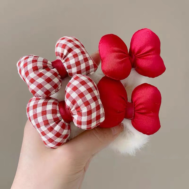 Women's Cute Sweet Bow Knot Cloth Hair Tie display picture 4