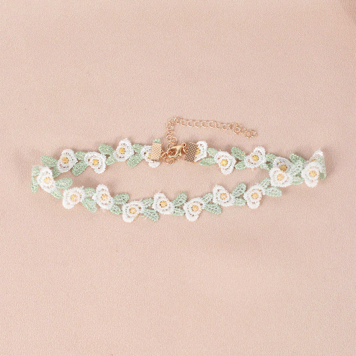Sweet Simple Style Flower Alloy Women's Choker display picture 4