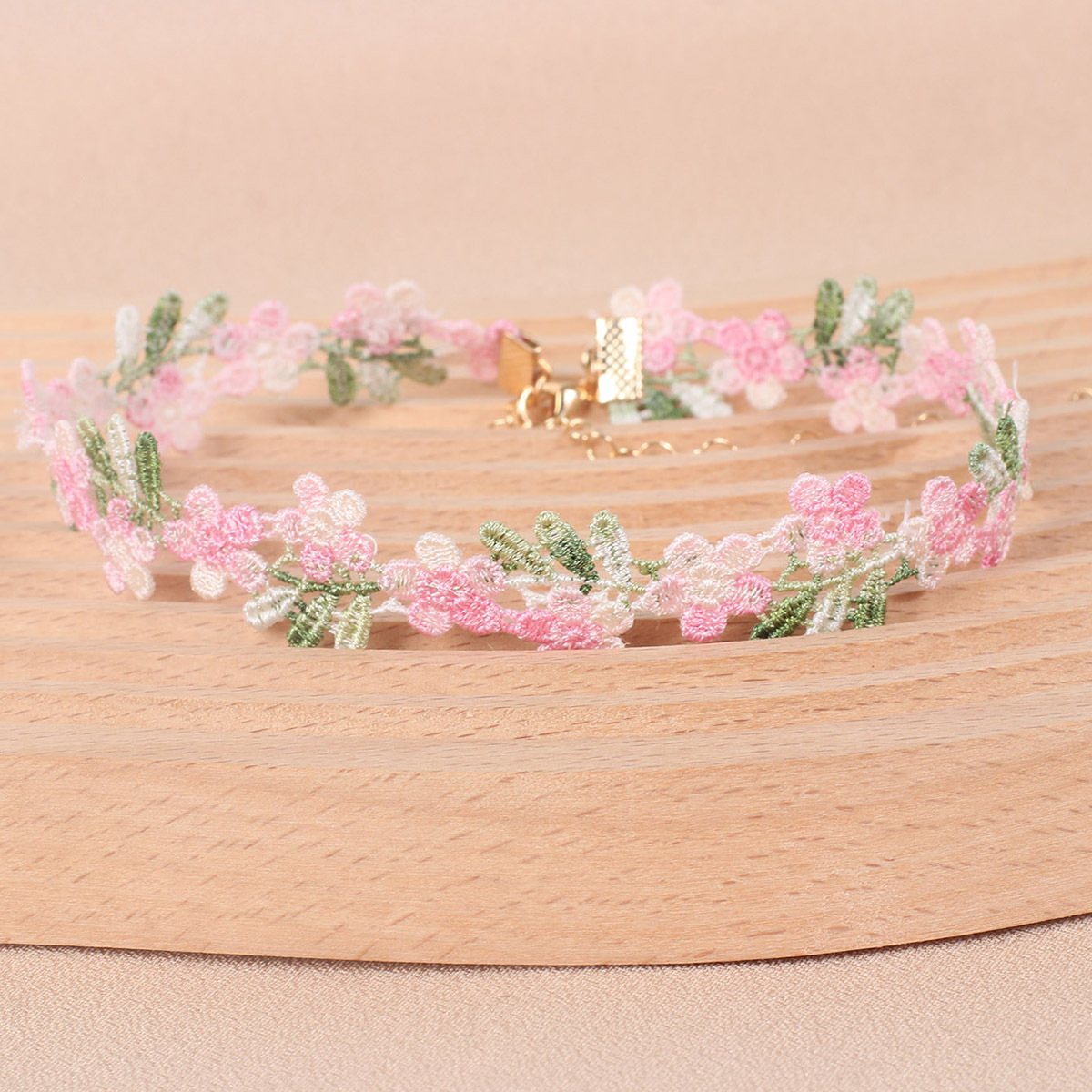 Sweet Simple Style Flower Alloy Women's Choker display picture 5