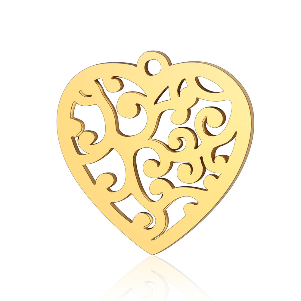 Simple Style Infinity Heart Shape Stainless Steel Polishing Plating 18k Gold Plated Jewelry Accessories display picture 4