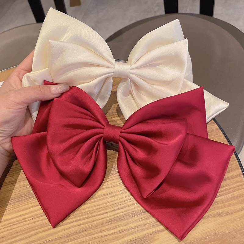 Women's Simple Style Bow Knot Cloth Hair Clip display picture 7