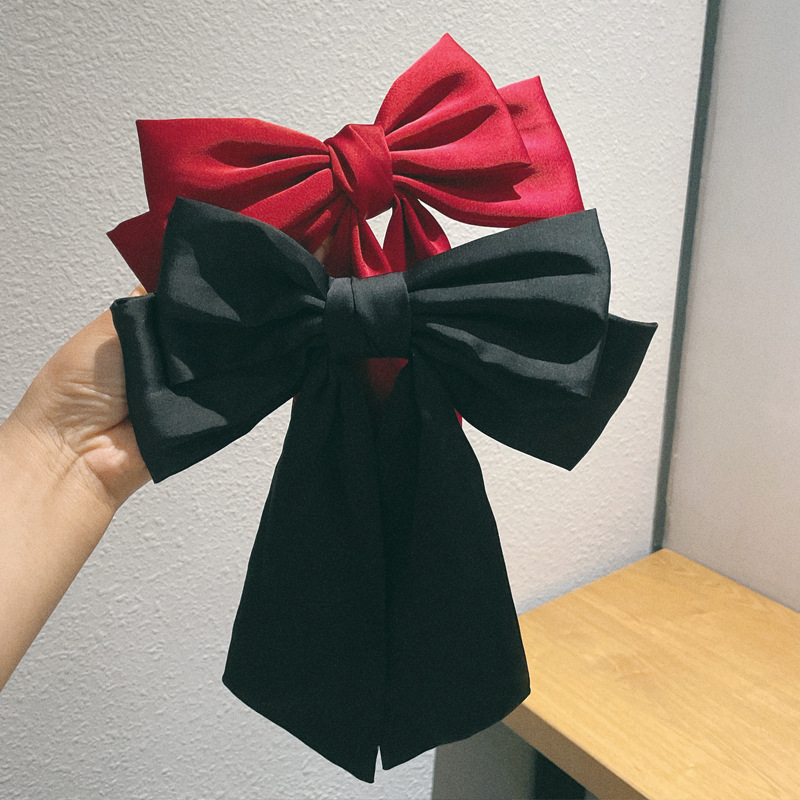 Women's Sweet Simple Style Bow Knot Cloth Hair Clip display picture 3