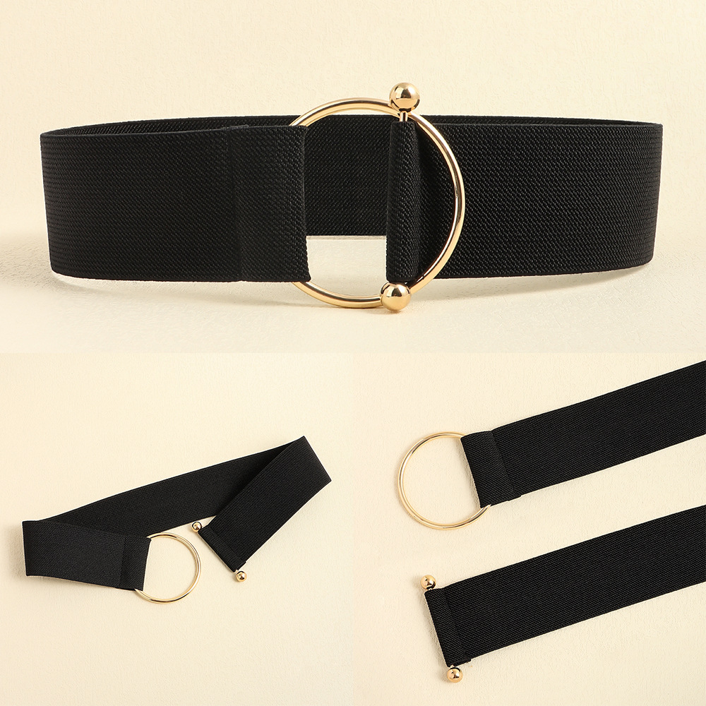 Simple Style Solid Color Elastic Band Women's Corset Belts display picture 25