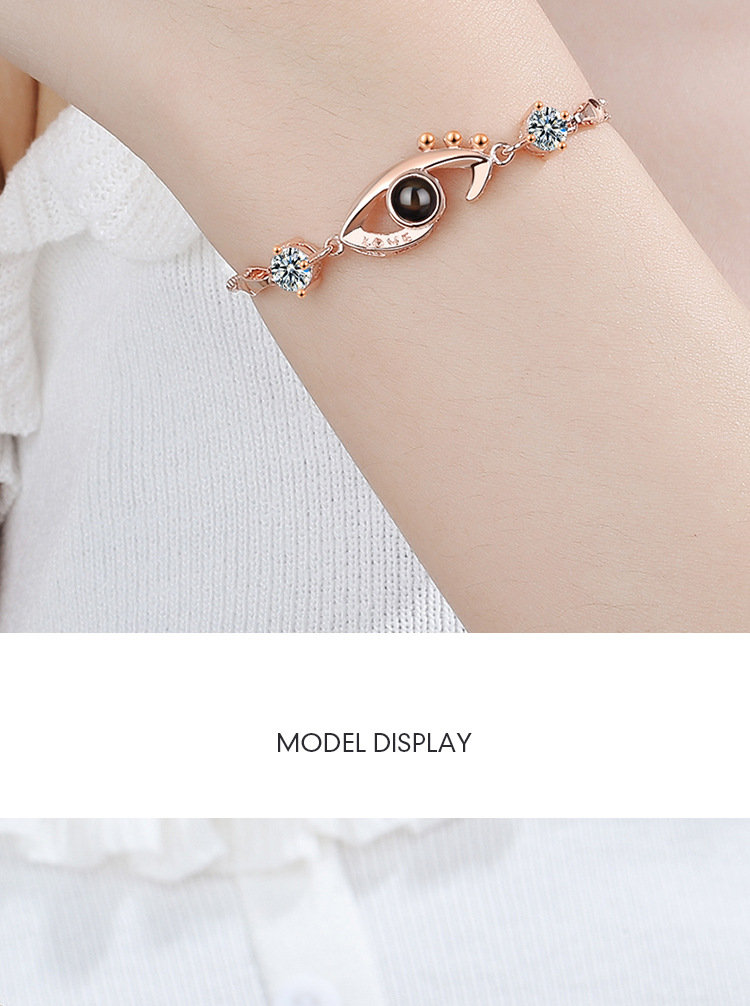 Simple Style Eye Copper Zircon Bracelets In Bulk display picture 4