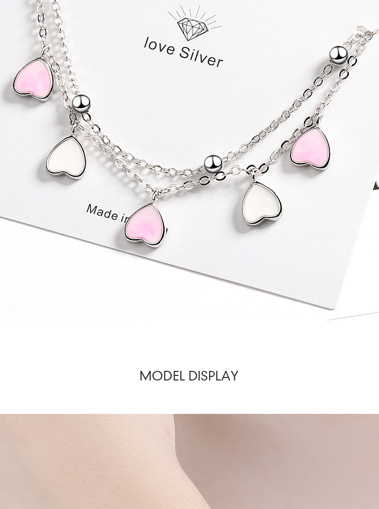 Ig Style Sweet Heart Shape Copper Bracelets In Bulk display picture 2