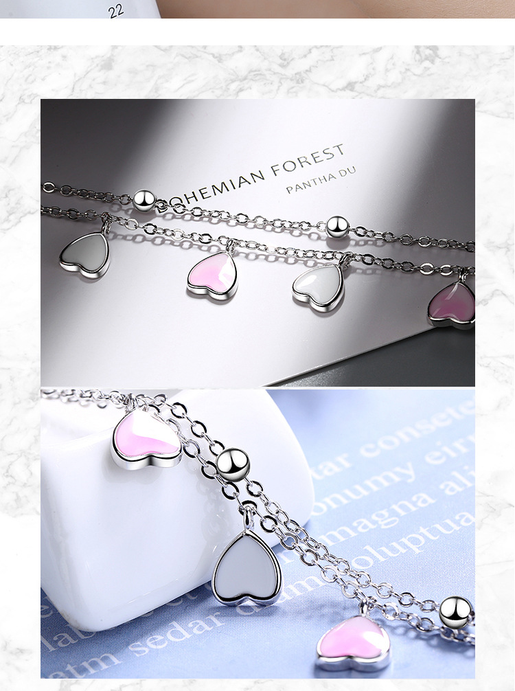 Ig Style Sweet Heart Shape Copper Bracelets In Bulk display picture 5