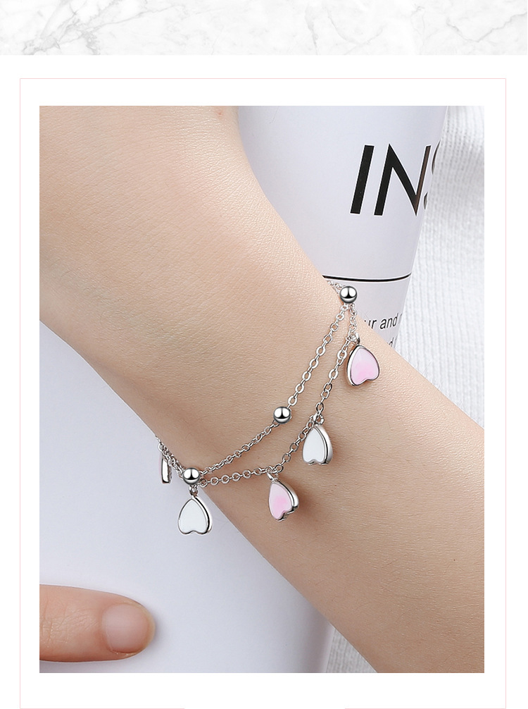 Ig Style Sweet Heart Shape Copper Bracelets In Bulk display picture 6