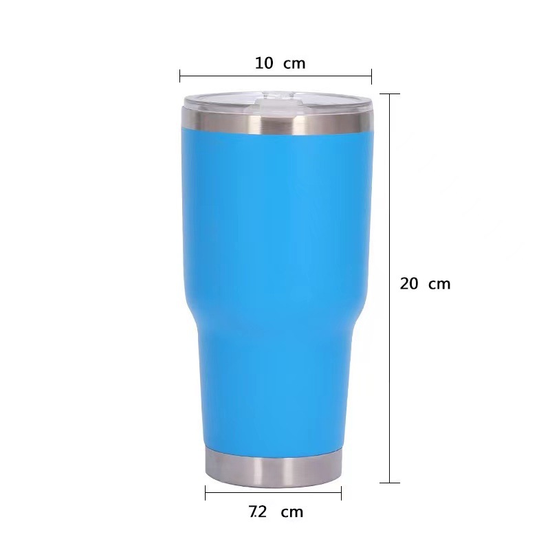 Lässig Einfarbig Rostfreier Stahl Wasserflaschen 1 Stück display picture 2