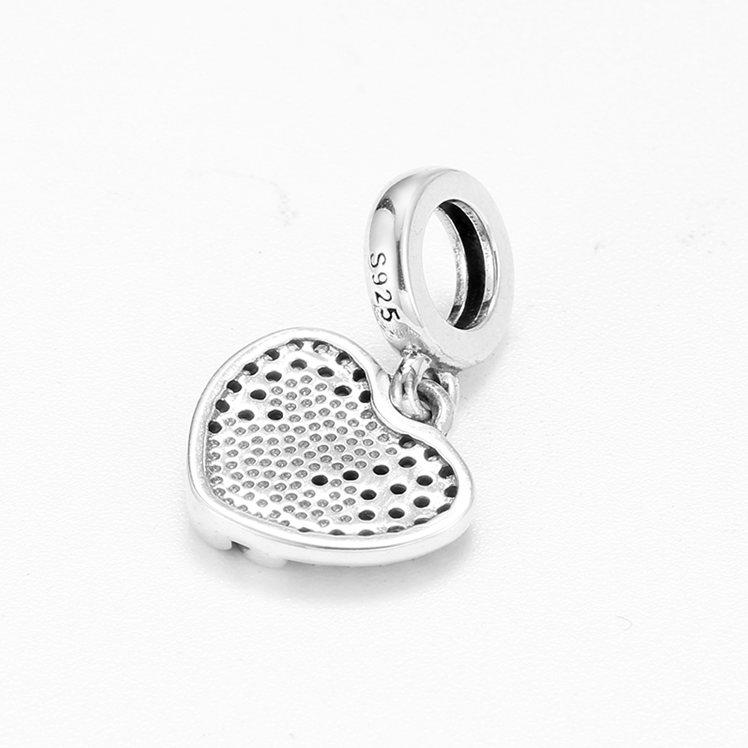 Ig Style Simple Style Heart Shape Footprint Flower Sterling Silver Inlay Zircon Jewelry Accessories display picture 12