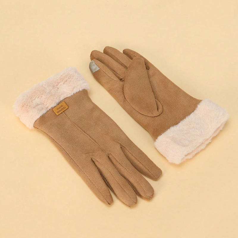 Women's Retro Simple Style Solid Color Gloves 1 Piece display picture 1