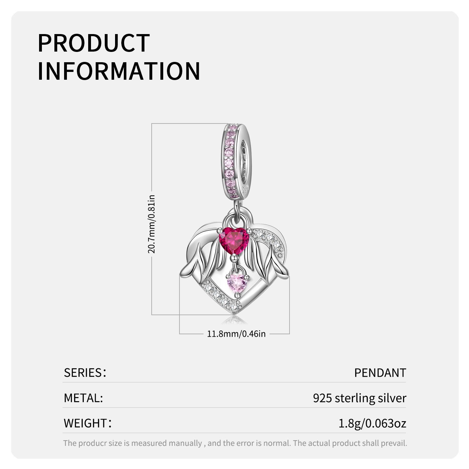 Ig Style Simple Style Heart Shape Footprint Flower Sterling Silver Inlay Zircon Jewelry Accessories display picture 18