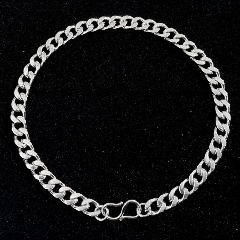 Casual Solid Color Sterling Silver Men's Bracelets display picture 3