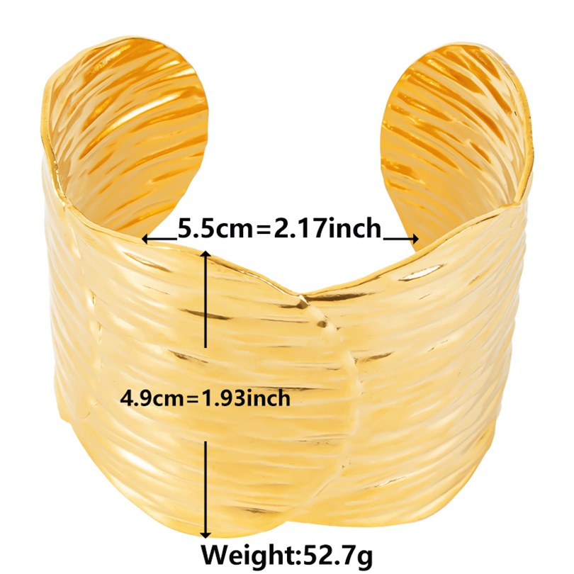 Ig Style Simple Style Solid Color Stainless Steel Plating 18k Gold Plated Bangle display picture 3