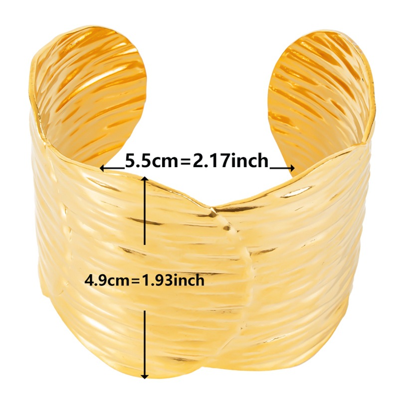 Ig Style Simple Style Solid Color Stainless Steel Plating 18k Gold Plated Bangle display picture 4