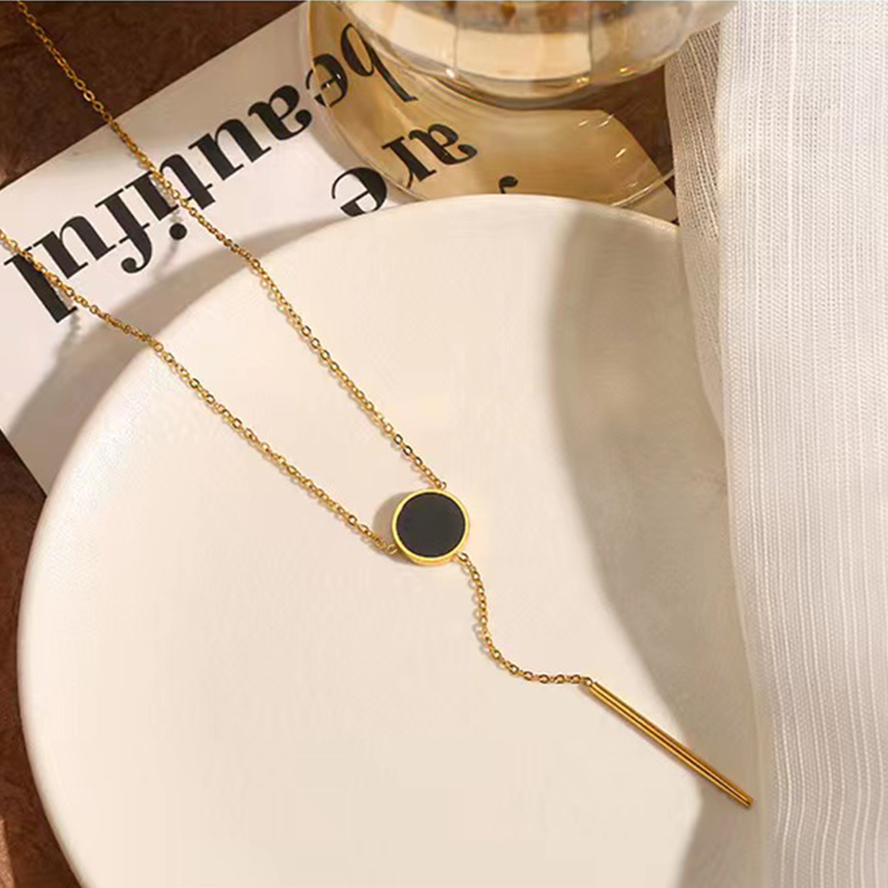 Simple Style Round Sterling Silver Plating Inlay Agate 18k Gold Plated White Gold Plated Pendant Necklace display picture 5