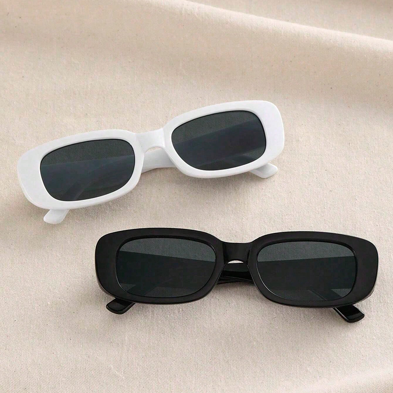 Retro Solid Color Resin Cat Eye Full Frame Women's Sunglasses display picture 5