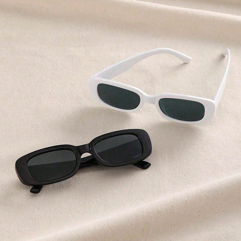 Retro Solid Color Resin Cat Eye Full Frame Women's Sunglasses display picture 8