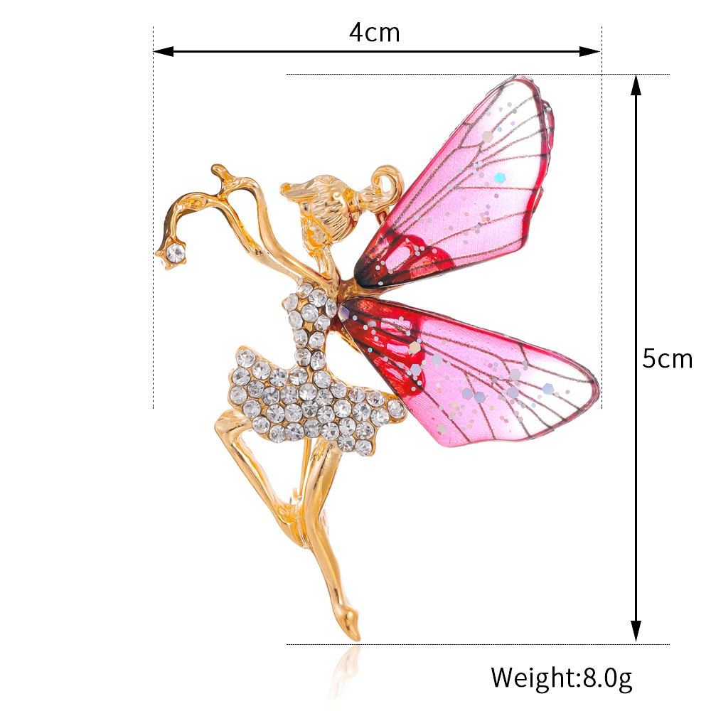 Elegant Cute Dragonfly Butterfly Alloy Inlay Rhinestones Unisex Brooches display picture 1