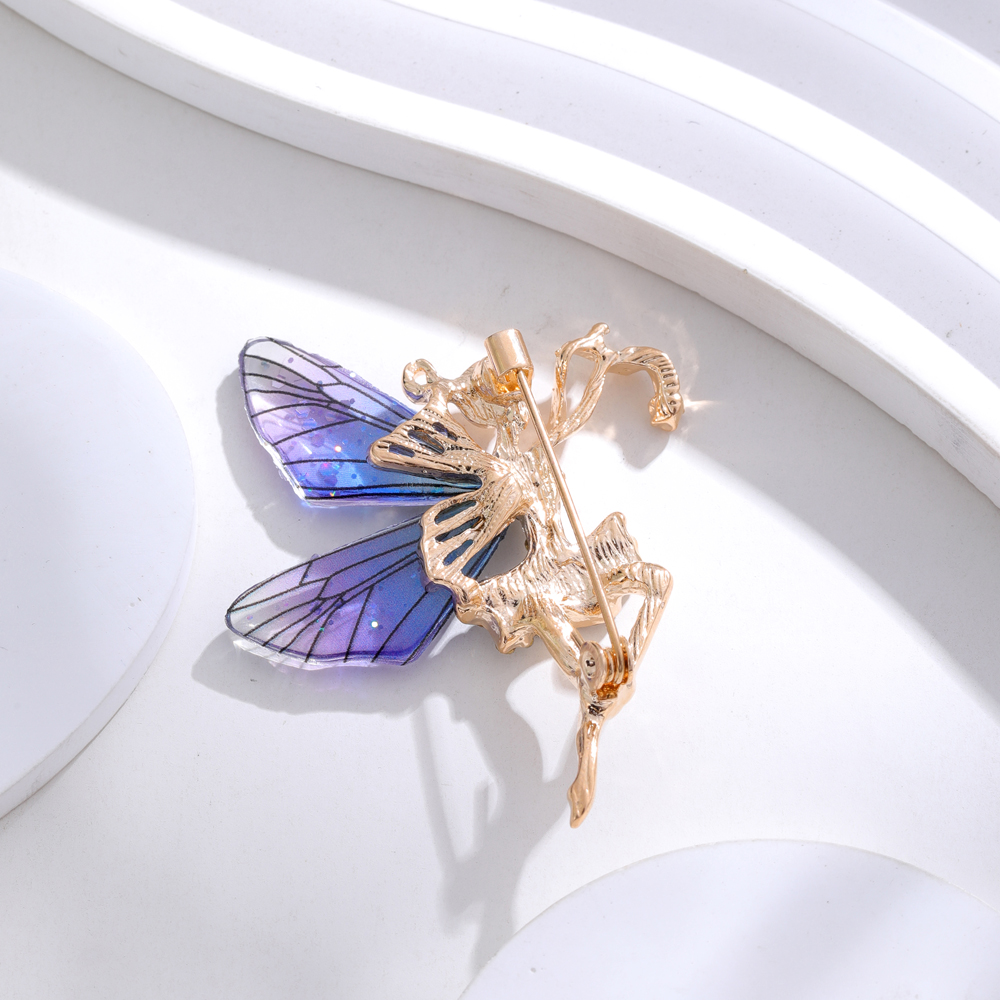 Elegante Lindo Libélula Mariposa Aleación Embutido Diamantes De Imitación Unisexo Broches display picture 2