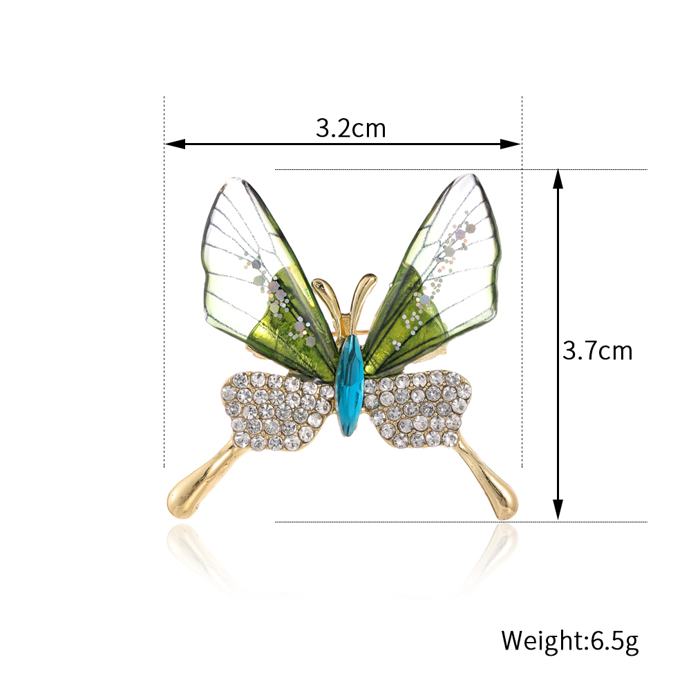 Elegant Cute Dragonfly Butterfly Alloy Inlay Rhinestones Unisex Brooches display picture 10