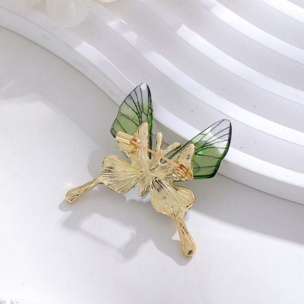 Elegant Süß Libelle Schmetterling Legierung Inlay Strasssteine Unisex Broschen display picture 11