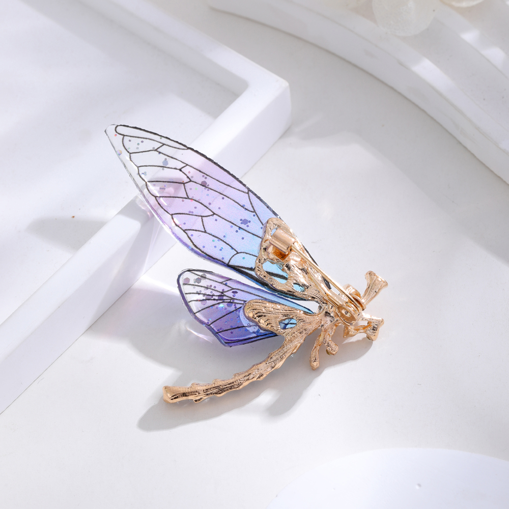 Elegante Lindo Libélula Mariposa Aleación Embutido Diamantes De Imitación Unisexo Broches display picture 15