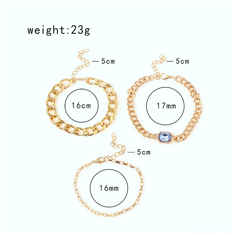 Simple Style Streetwear Round Heart Shape Solid Color Alloy Iron Copper Beaded Plating Inlay Rhinestones Zircon Women's Bracelets display picture 8