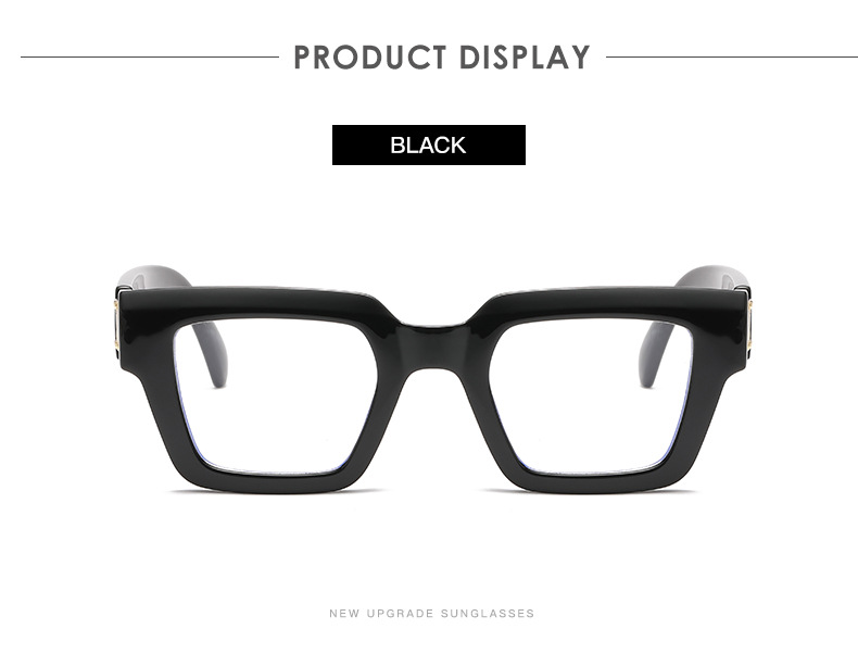 أسلوب بسيط اللون الصامد الكمبيوتر مربع اطار كامل النظارات البصرية display picture 5
